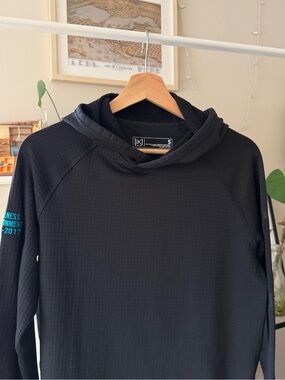 Burton AK Grid Black Polartec Performance Hoodie